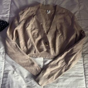 Garage cropped cardigan
